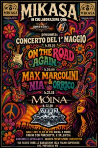 Mikasa, tutto pronto per il live del 1° maggio